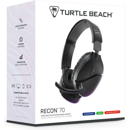 Casque gamer TURTLE BEACH Recon 70P Noir 2024