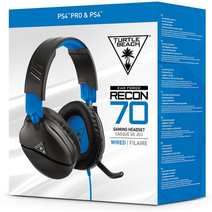 Casque gamer TURTLE BEACH Recon 70P Noir PS4