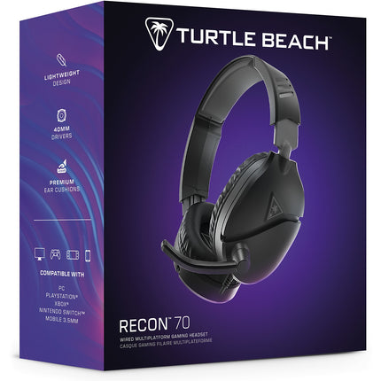 Casque gamer TURTLE BEACH Recon 70 PC Noir 2024