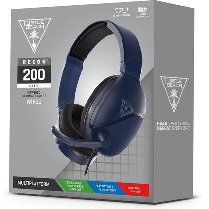 Casque gamer TURTLE BEACH Recon 200 PS5 XB Bleu 2ème génération