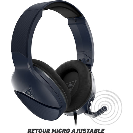 Casque gamer TURTLE BEACH Recon 200 PS5 XB Bleu 2ème génération