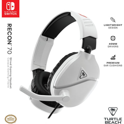 Casque gamer TURTLE BEACH Recon 70N Switch
