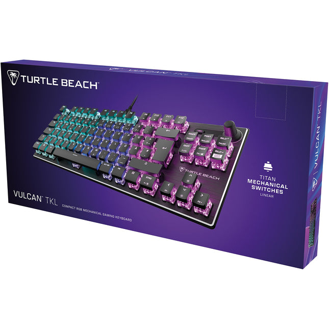 Clavier gamer TURTLE BEACH Vulcan TKL AIMO Noir Linear