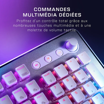 Clavier gamer ROCCAT Vulcan II Max White