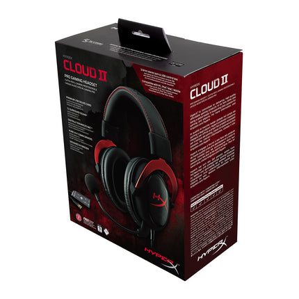 Casque gamer HYPERX Cloud II rouge