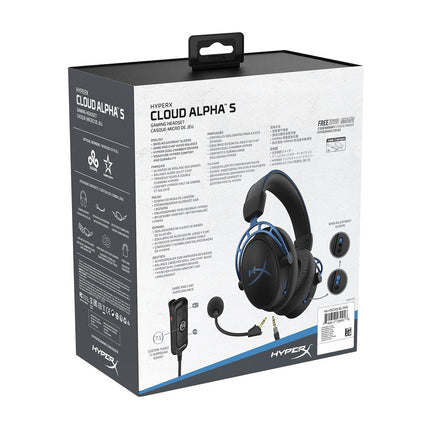 Casque gamer HYPERX CLOUD ALPHA S BLUE
