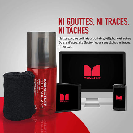 Kit de nettoyage MONSTERCABLE écran 200ml
