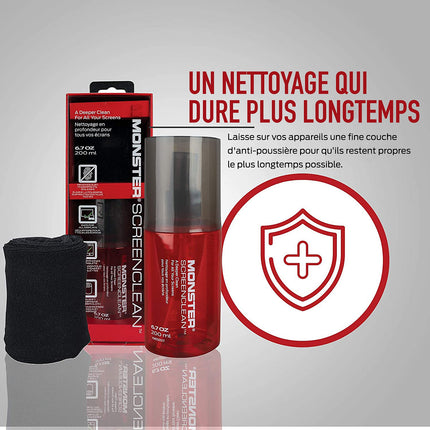 Kit de nettoyage MONSTERCABLE écran 200ml