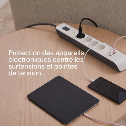Parafoudre BELKIN 4 prises parafoudres + 2 USB