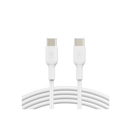 Câble USB C BELKIN vers USB-C blanc 2m