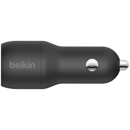 Chargeur BELKIN 24W 2xUSB-A/Lightning 1m noir