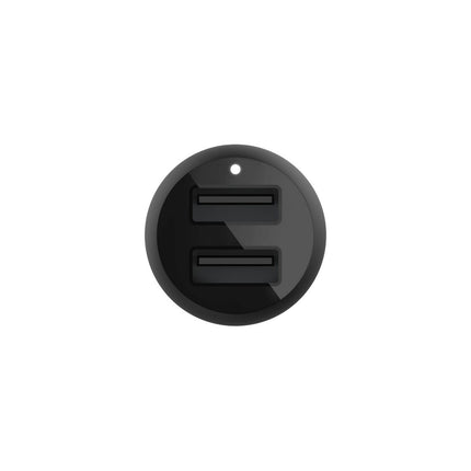 Chargeur BELKIN 24W 2xUSB-A/USB-C 1m noir