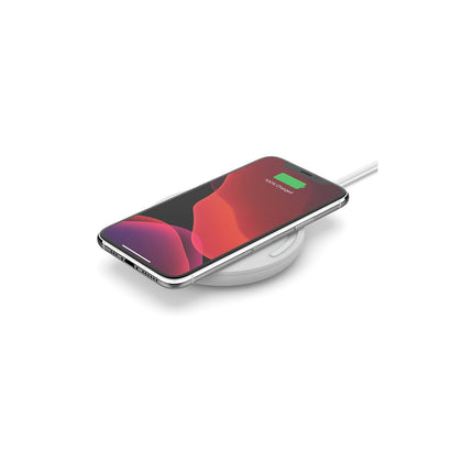Chargeur BELKIN sans-fil 10W Pad (sans chargeur) blanc
