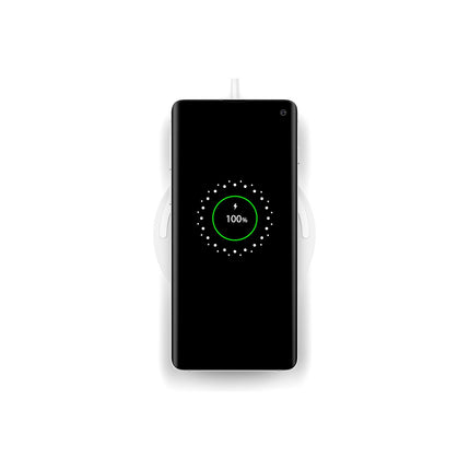 Chargeur BELKIN sans-fil 10W Pad (sans chargeur) blanc