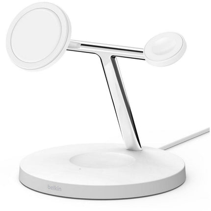 Station de chargement BELKIN MagSafe 3 en 1 Blanc