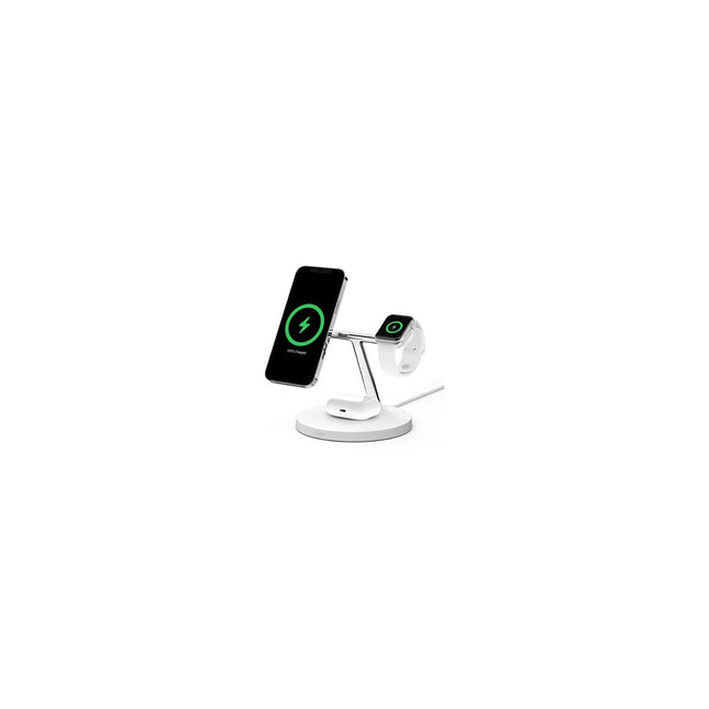 Station de chargement BELKIN MagSafe 3 en 1 Blanc