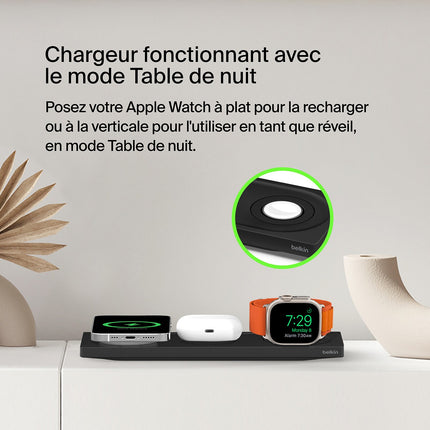 Station d'accueil BELKIN MagSafe 3 en 1 Noir