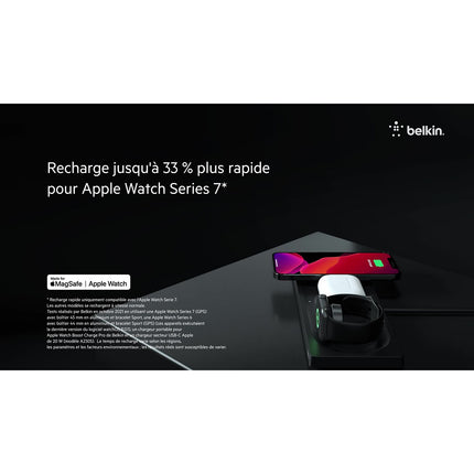 Station d'accueil BELKIN MagSafe 3 en 1 Noir