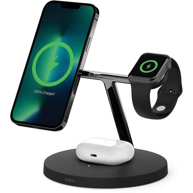 Chargeur universel BELKIN MagSafe 3 en 1 Noir