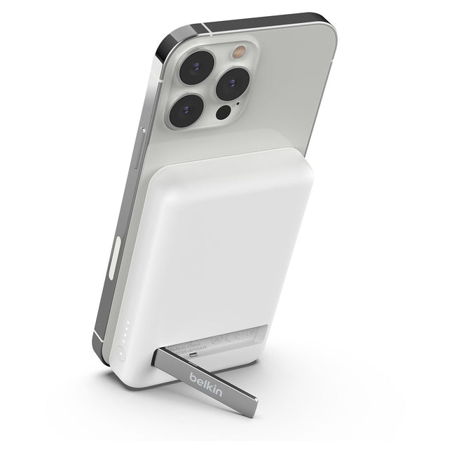 Batterie externe BELKIN 5000 mAh sans fil MagSafe blanc