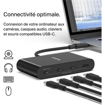Hub BELKIN USB-C 4 ports
