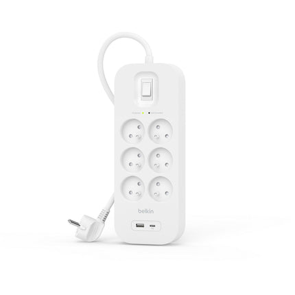 Multiprise BELKIN 6 prises + USB-C et USB-A
