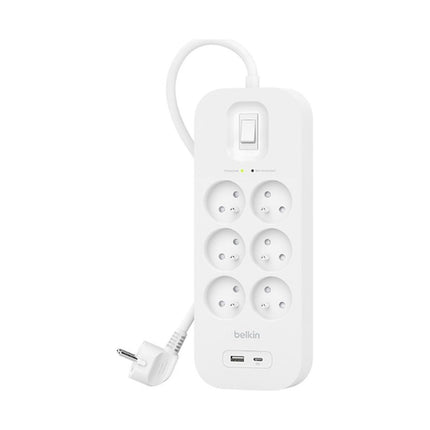 Multiprise BELKIN 6 prises + USB-C et USB-A