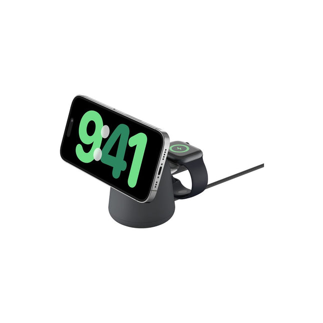 Chargeur induction BELKIN station recharge 15W MagSafe 2 en 1