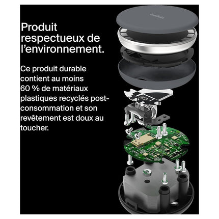 Chargeur induction BELKIN station recharge 15W MagSafe 2 en 1