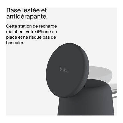 Chargeur induction BELKIN station recharge 15W MagSafe 2 en 1