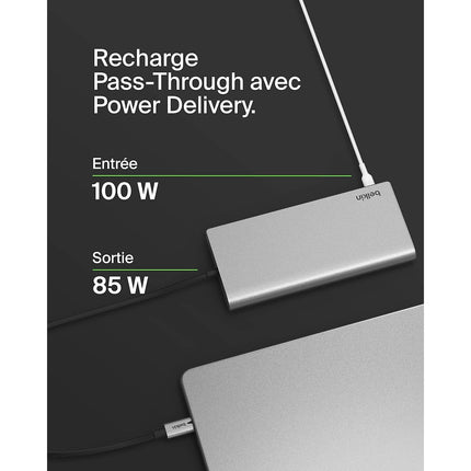 Station d'accueil BELKIN USB-C 8 en 1 universelle Hub Core