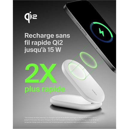 Chargeur induction BELKIN induction 15W blanc