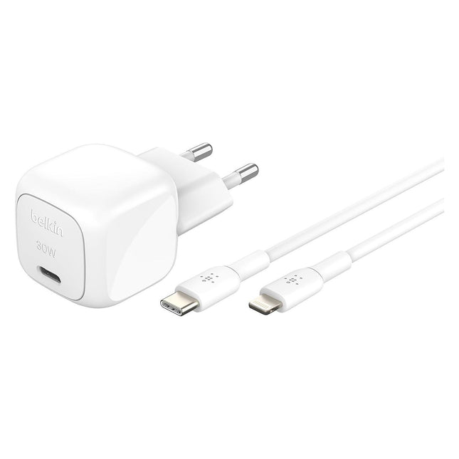 Chargeur BELKIN 30W USB Poxer delivery PPS Blanc