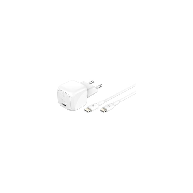Chargeur BELKIN 30W USB charge rapide PPS Blanc