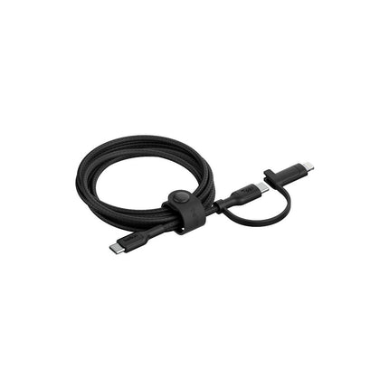 Adaptateur USB BELKIN 2-en-1 USB-C et Lightning 1m50 noi