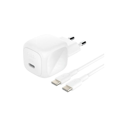 Chargeur BELKIN 45W USB charge rapide & 1M C-C blanc
