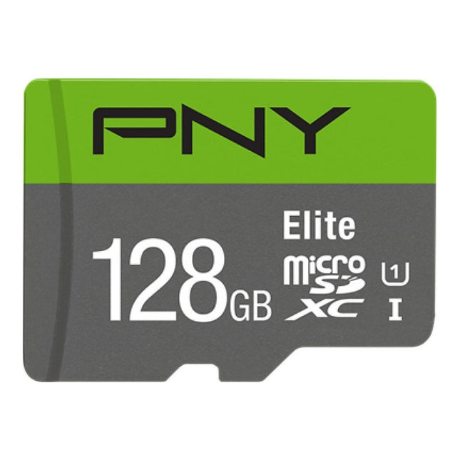 Carte Micro SD PNY microSDXC Elite 128Go + Adaptateur SD