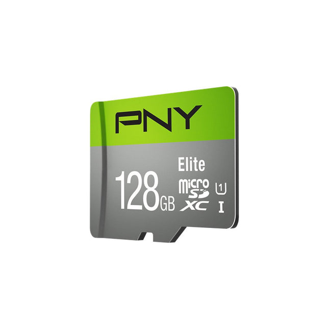 Carte Micro SD PNY microSDXC Elite 128Go + Adaptateur SD