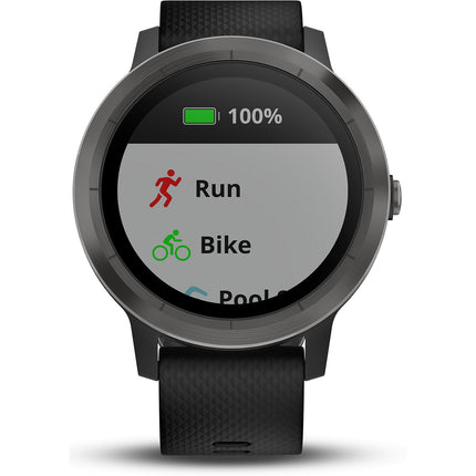 Montre sport GARMIN Vivoactive 3 gray/noir Reconditionné