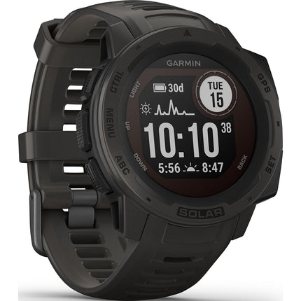 Montre sport GARMIN Instinct Solar Graphite Reconditionné