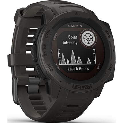 Montre sport GARMIN Instinct Solar Graphite Reconditionné