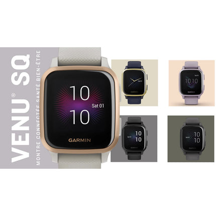 Montre sport GARMIN Venu SQ Music noir