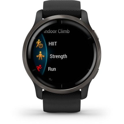 Montre sport GARMIN Venu 2 Grey avec bracelet noir Reconditionné