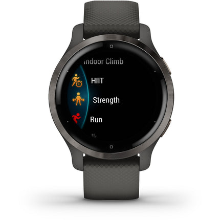 Montre sport GARMIN Venu 2S Grey avec bracelet gris fonce