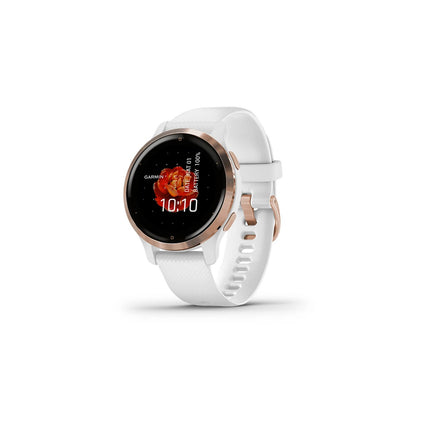 Montre sport GARMIN Venu 2S Rose Gold avec bracelet blanc