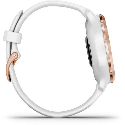 Montre sport GARMIN Venu 2S Rose Gold avec bracelet blanc
