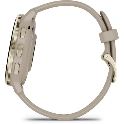 Montre sport GARMIN Venu 3S Sport et santé GPS AMOLED BT 41 mm French gray + Cream Gold