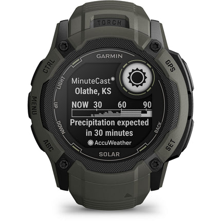 Montre sport GARMIN Instinct 2X Solar Moss Reconditionné