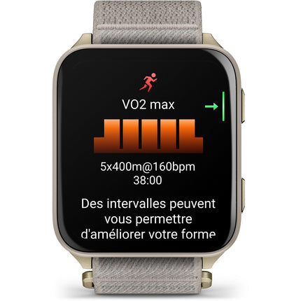 Montre connectée GARMIN Venu X1 Soft Sport et santé GPS AMOLED BT Wi-Fi 41 mm Gris / Gris