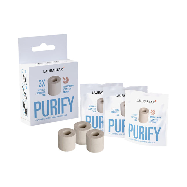 Capsule parfumée LAURASTAR aux agrumes x4 pour Nettoyeur Vapeur AURA